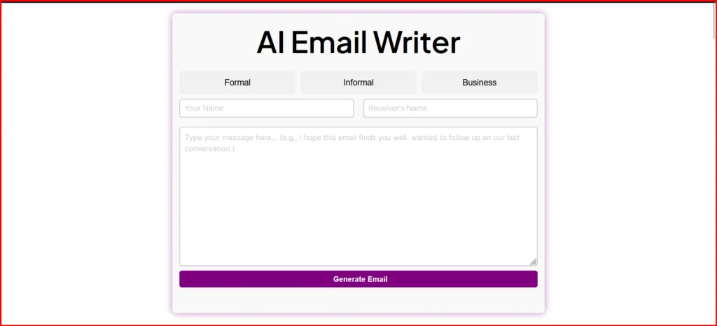 AI Email Writer