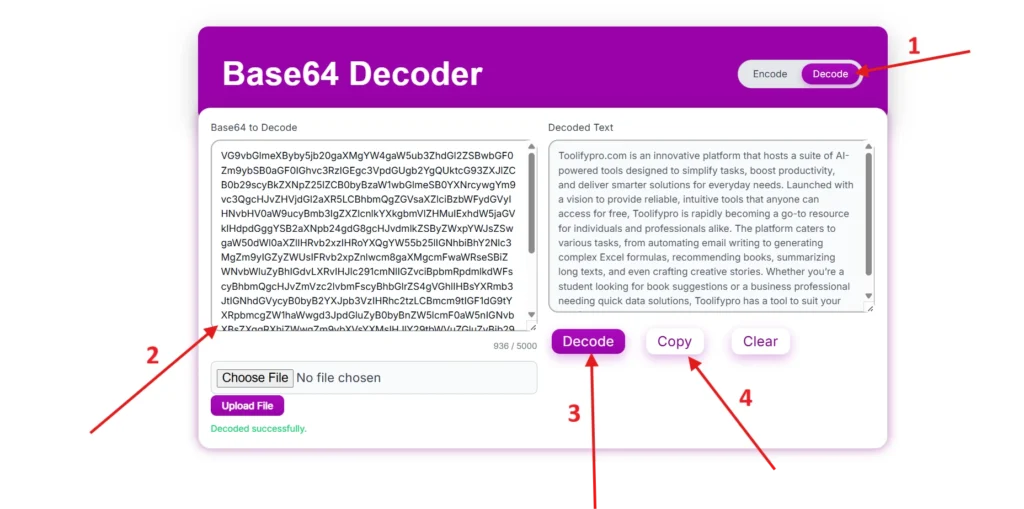 Base64 Decoder