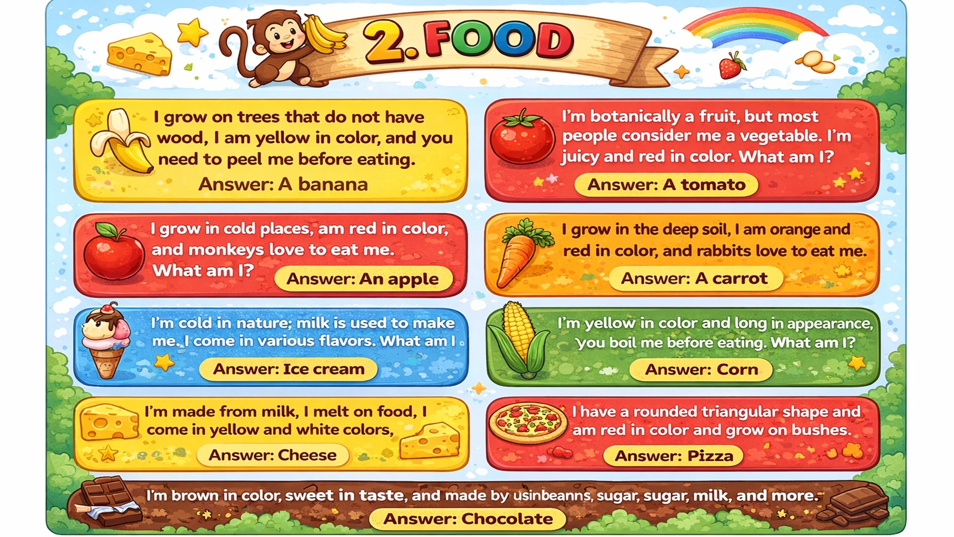 Easy Riddles With Answers For kids