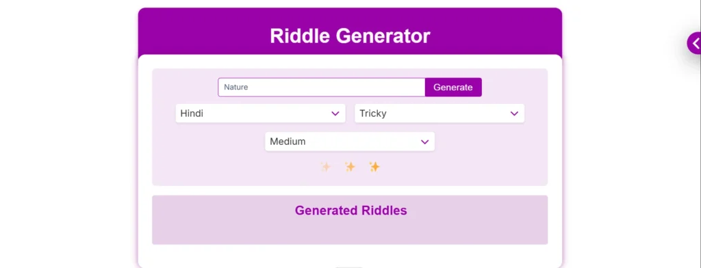 Riddle maker