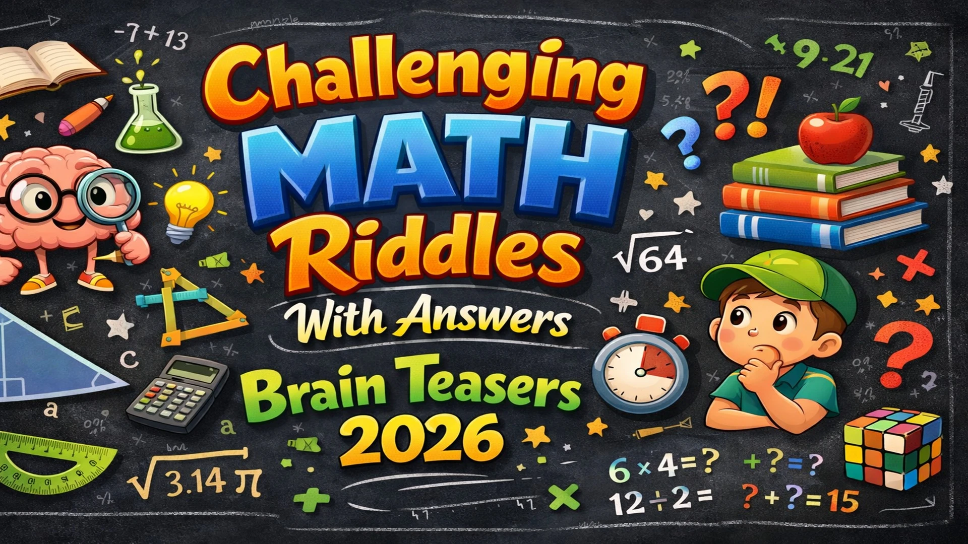 Challenging Math Riddles With Answers - Brain Teasers 2026