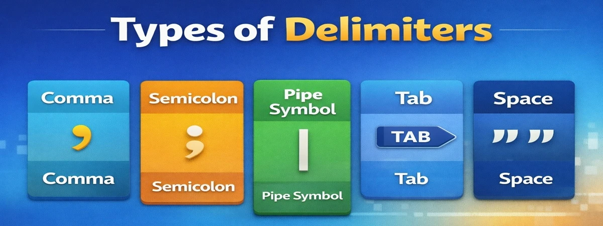 Types of Delimiters