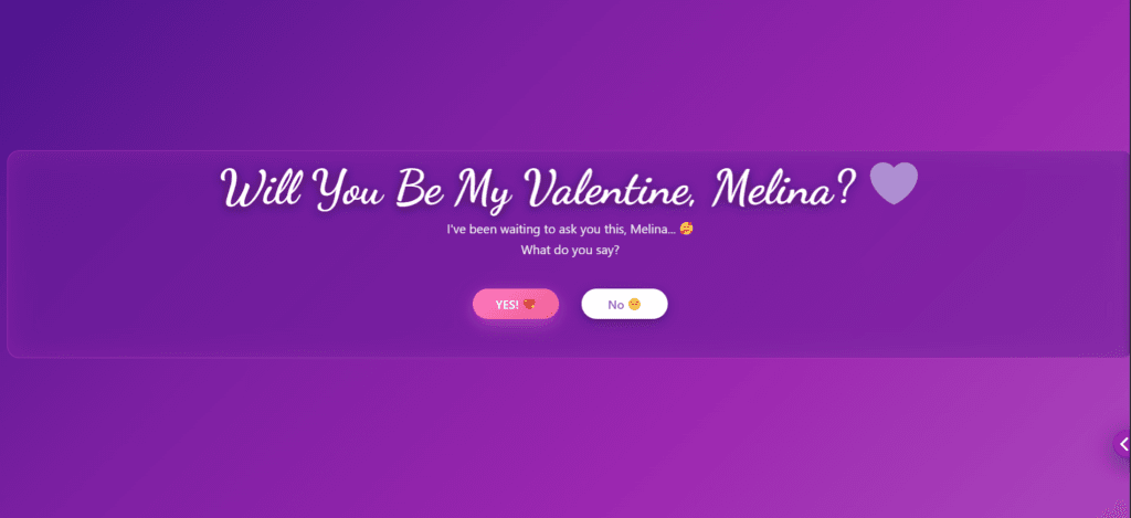 Valentine Prank Page