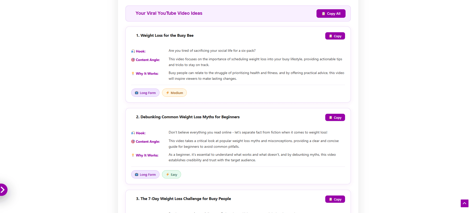 Youtube content ideas