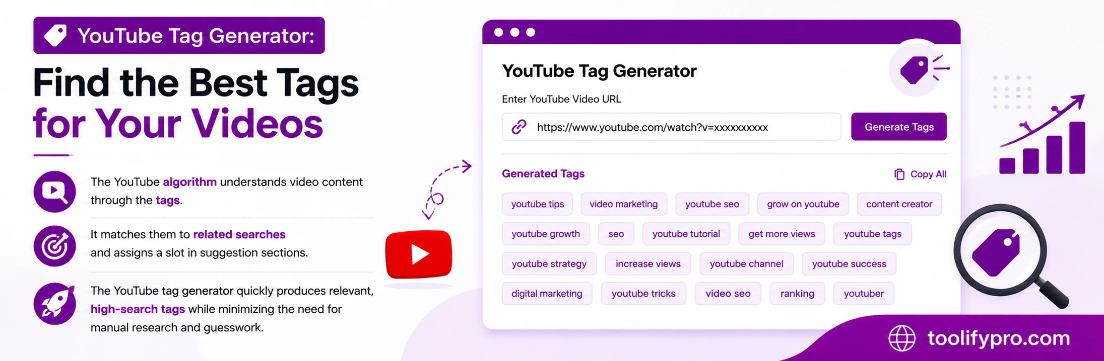 Tags Generator for YouTube